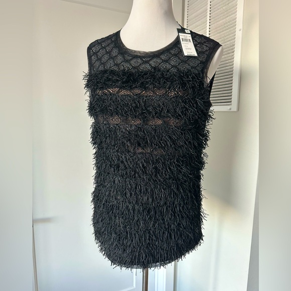 New Bcbgmaxazeria fashion top, black , M/L